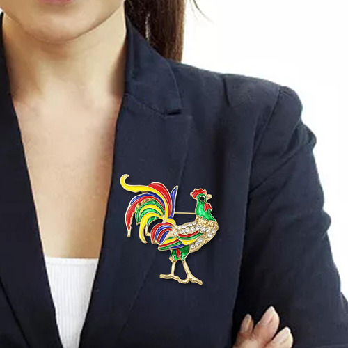 ( Elegante Broche Pin Ornamento Insignia Breastpin