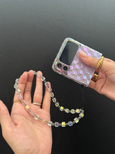 Correa Universal Simil Casetify Crystal Funda De Celulares
