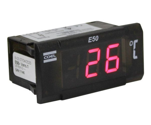 Indicador Digital De Temperatura E50 P/ Refrigeração - Coel