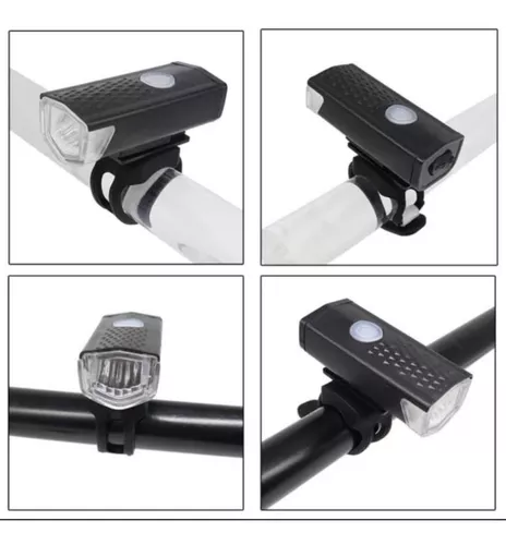 Luces Bicicleta Delantera Y Trasera Usb Recargable LCB43 