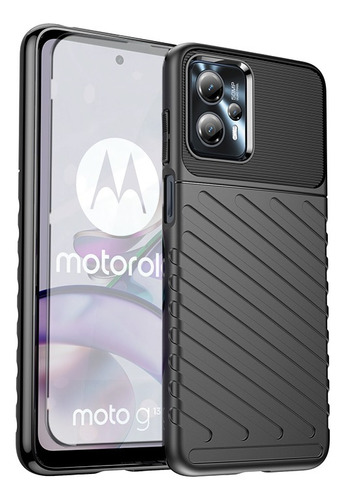 Funda De Silicona Suave For Motorola G13 G23 + Vidrio Mica