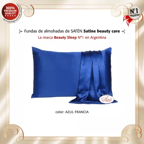 Funda Almohada Saten Raso Seda Anti Frizz Rulos X2 - Beautyfull