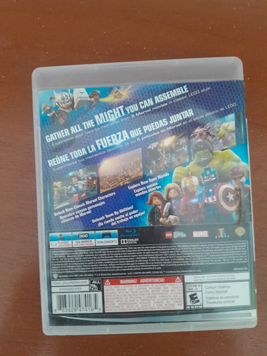 Lego Marvel's Avengers Marvel Standard Edition Ps3 (Usado)