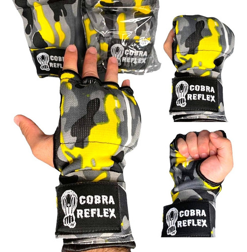 Par Vendas Rapidas Acolchadas De Boxeo - Cobra Reflex