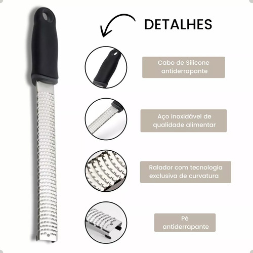 Relador Profissional Filetados Zester Citrus Limão Queijos