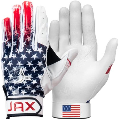 Jax Batting Gloves Youth Pro Modelo Batting Gloves Left Hand