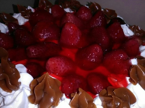 Tarta De Frutilla Sabores De La Vida! Envios A Domicilio