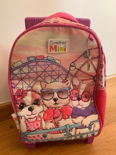 Mochila Simones Con Carrito Para Nenas Excelente Estado