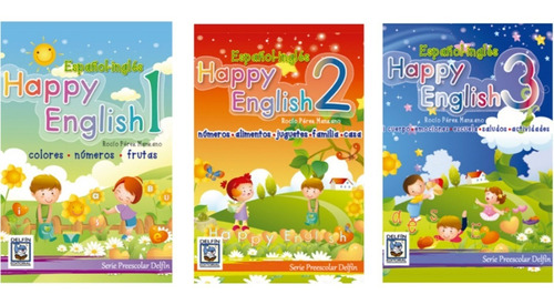3 Guías Escolares Aprender Inglés Para Kinder Happy English