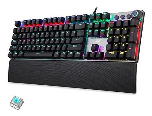 Aula True Mechanical Keyboard Wired Led Rainbow R9rzb