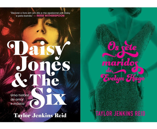Kit Daisy Jones And The Six + Os Sete Maridos De Evelyn Hugo - Taylor Jenkins Reid