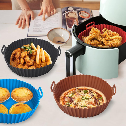 Molde Silicona Reutilizable Para Freidora De Aire Y Horno