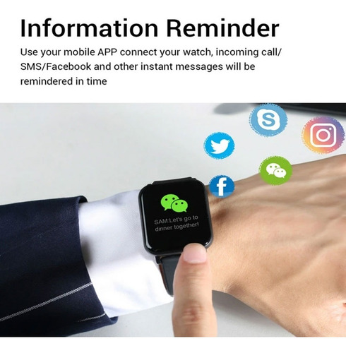 Imagen 4 de 10 de Reloj Inteligente Impermeable Con Bluetooth Mujer Deportivo