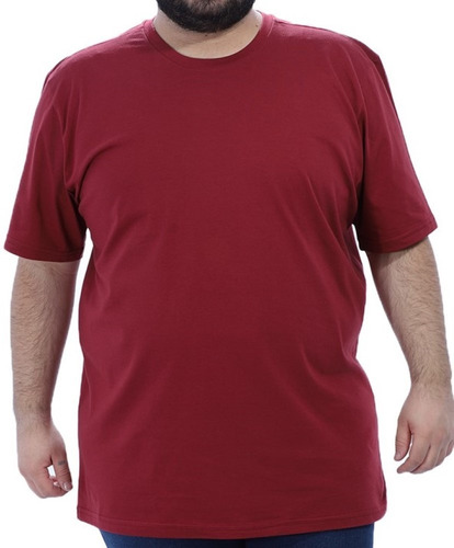 Camiseta Básica Plus Size Algodão Caimento Perfeito