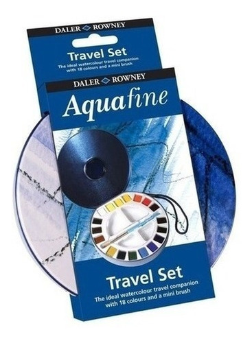 Acuarela Profesional Daler Rowney Aquafine Lata X 18 Colores Color Pastillas Multicolor