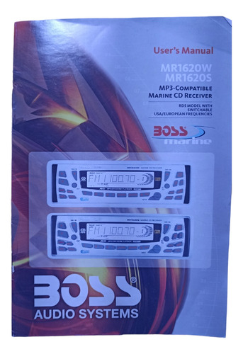 Reproductor Boss Marino Mr1620w