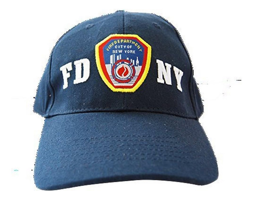 Gorro Azul Marino Adultos Fdny Con Diseño Emblema Bordado