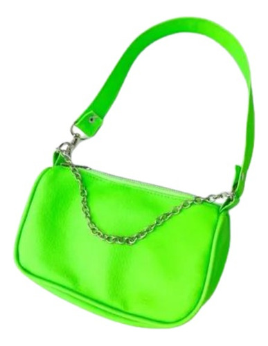 Mini Cartera Y2k Hombro Baguette Bag Eco Cuero Colores