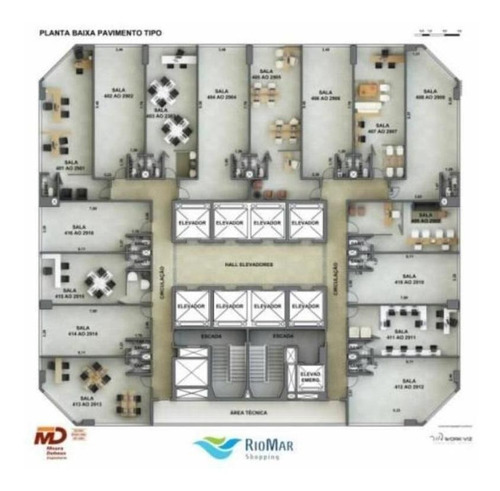 Imagem 22 de 25 de Empresarial Rio Mar Trade Center - Rm0468 - 3569392
