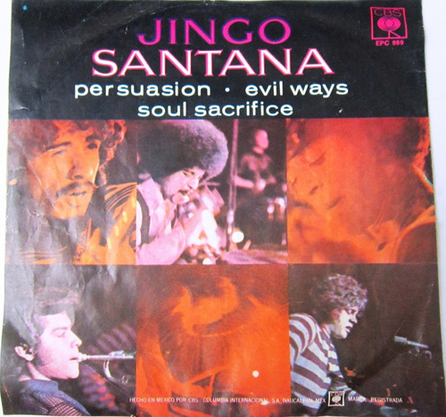 Santana - Jingo Single 7 Lp