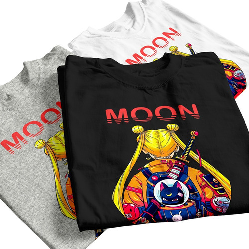 Imagen 4 de 6 de Remera Algodón Sailor Moon - Moon