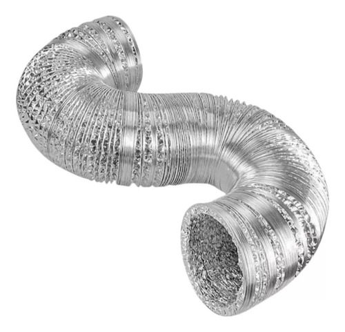 Duto Flexível Aluminizado Kit 6pol 150mm 20m Tubo Coifa Ar