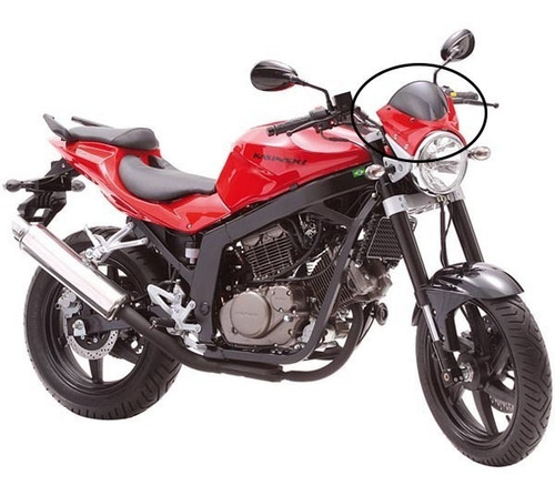 Bolha Carenagem Frontal Preta Kasinski Comet Gt 250 Original