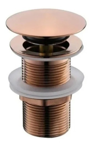 Válvula Click Up Ralo Inteligente Banheiro Pia Cuba Lavatorio Oculta Metal Inox 1/4 Luuk Young E27rg Rosa Gold