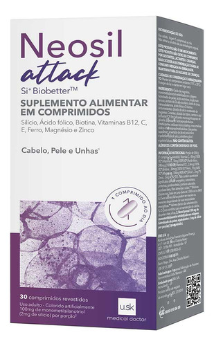 Neosil Attack Com 30 Comprimidos