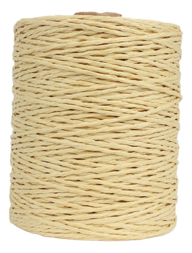 328yd Rollo De Hilo De Papel De Rafia Cordón De Hilo Beige