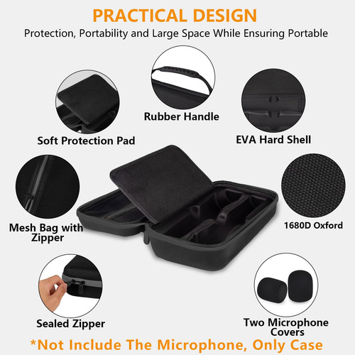 Funda De Micrófono Inalámbrico Lebared Para Jbl Wireless Two