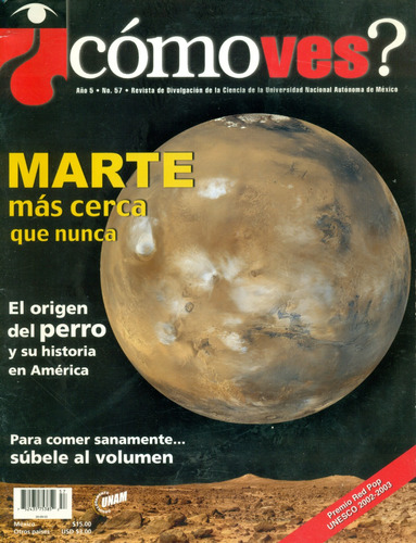Revista ¿cómo Ves? No. 57 Marte Más Cerca Que Nunca