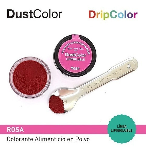 Colorante Liposoluble En Polvo Dust Color - Rosa Pastel