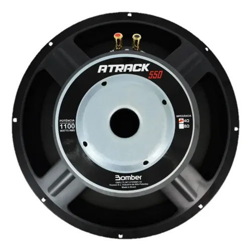 Alto Falante Profissional Bomber Atrack 15 Pol 550rms 4 Ohms