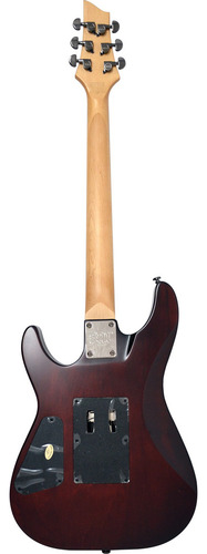 Schecter Sgr C1 Fr Guitarra Eléctrica Sólida Nogal Con Funda Color Marrón Oscuro Material Del Diapasón Palo De Rosa Orientación De La Mano Diestro