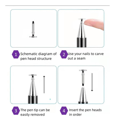 2pcs Pen De Lápiz 2-en-1 Para Samsung Galaxy Tab A, Tab A7 Y