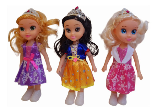 Set De 3 Hermosas  Princesas - Muñecas Fashion Beauty Sweet