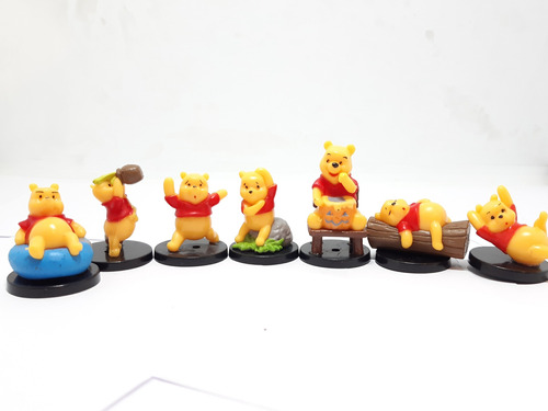 Set De 5 Figuras De Colección  Winnie The Pooh Posiciones.