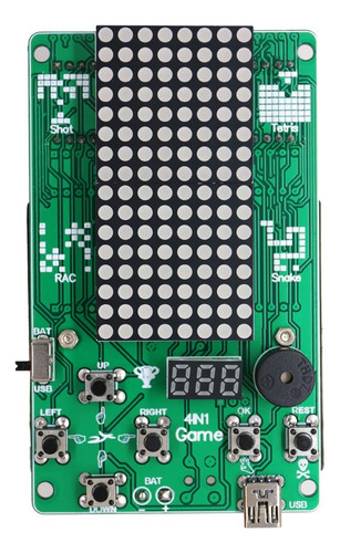 Diy Kit Electronico Maquina De Juego Tetris, Snake, Etc