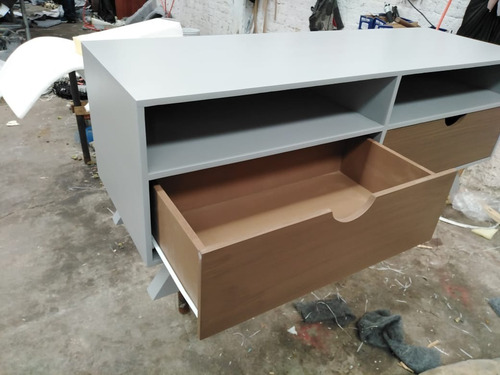 Mesa Para Tv Pantalla Nórdica, Centro De Entretenimiento