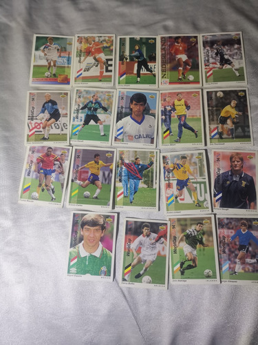Tarjetas Futbol Worldcup Usa 94 Upper Deck 10 Tarjetas (Usado)