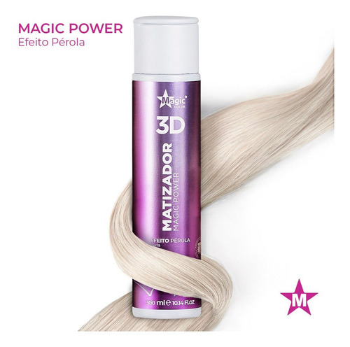 Magic Color Matizador Magic Power Efeito Pérola - 300ml Pérola