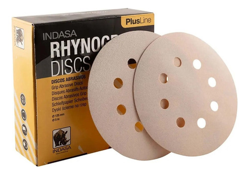 Disco D Lijas Con Velcro 125mm Oxido De Aluminio Pack 50 Uni Cantidad De Granos 150