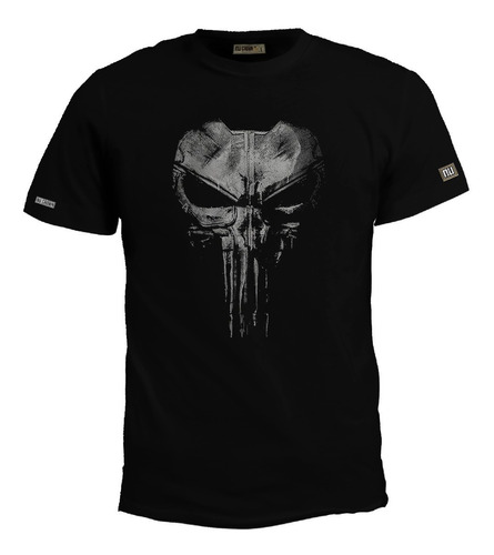 Camiseta 2xl - 3xl Punisher Logo Chaleco Comic Hombre Zxb