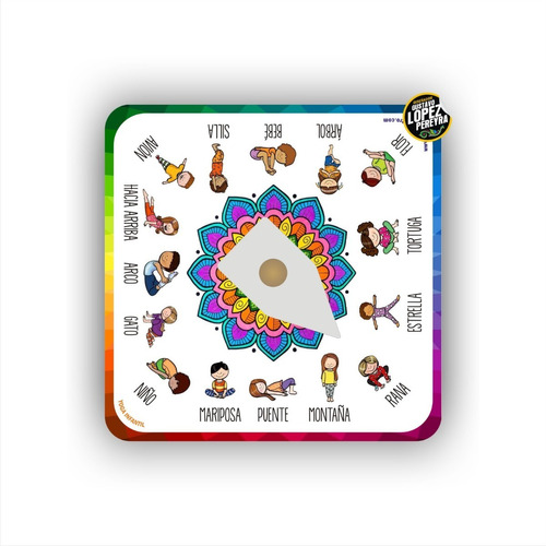 Ruleta Yoga Infantil 14,5cm 