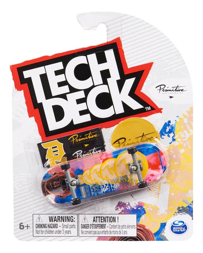 Skate Para Dedos - Tech Deck - Modelo Primitive Premium