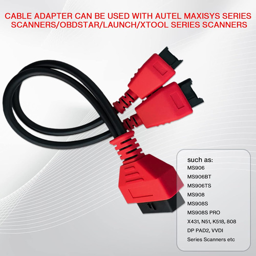 Obd2 Cable For Fca 12 8 Gateway Adapter Car Key Program...