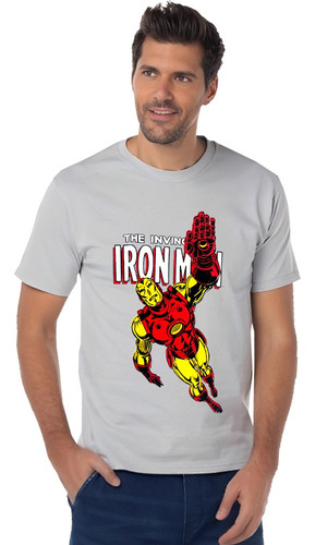 Playera Superheroes Iron Man Diseño 12 Playeras Beloma