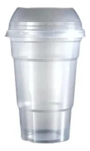 Vaso Super Milano Descartable 500cc C/tapa Domo Pack 800 Un