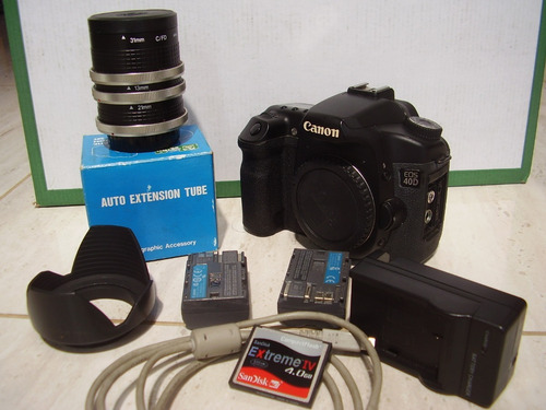 Canon Eos 40d Revisada + Acessórios.